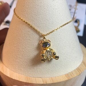 Kate spade Oh what fun Teddy Bear Necklace